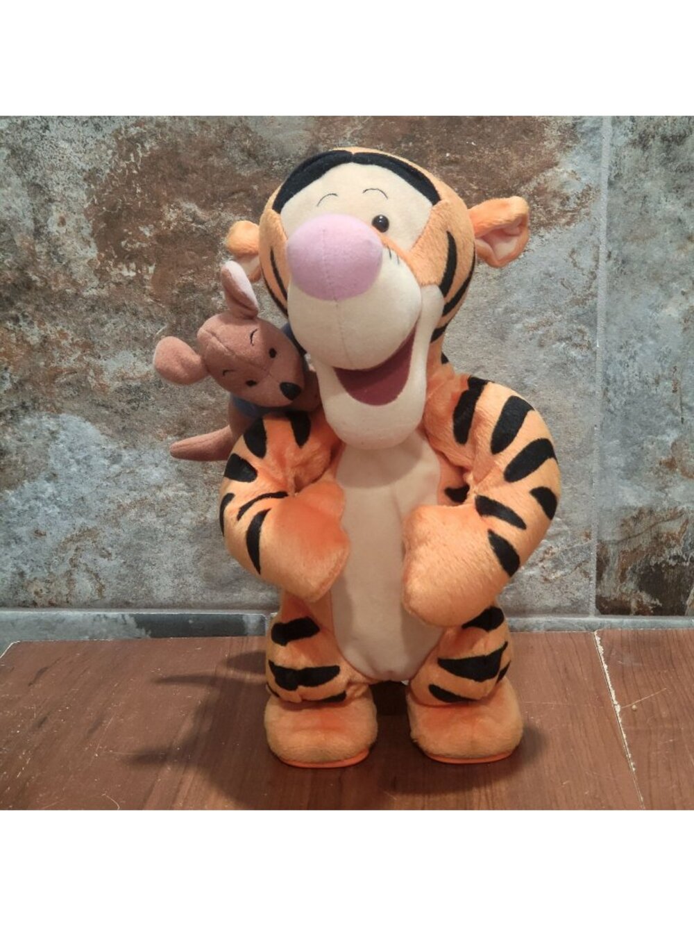 Disney Mattel Tigger & Roo Plush Interactive Toy Dont Bounce Sings Only